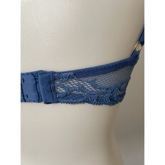 Natori Bra Lingerie Mesh Padded Lace Intimates Lounge - Picture 10 of 14